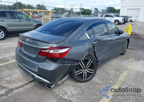 2017 Honda Accord Sport from USA, damaged, VIN 1HGCR2F52HA092480